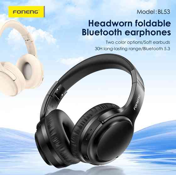 Навушники Foneng Neckband Sport (BL53-BL) Чорний Харьков