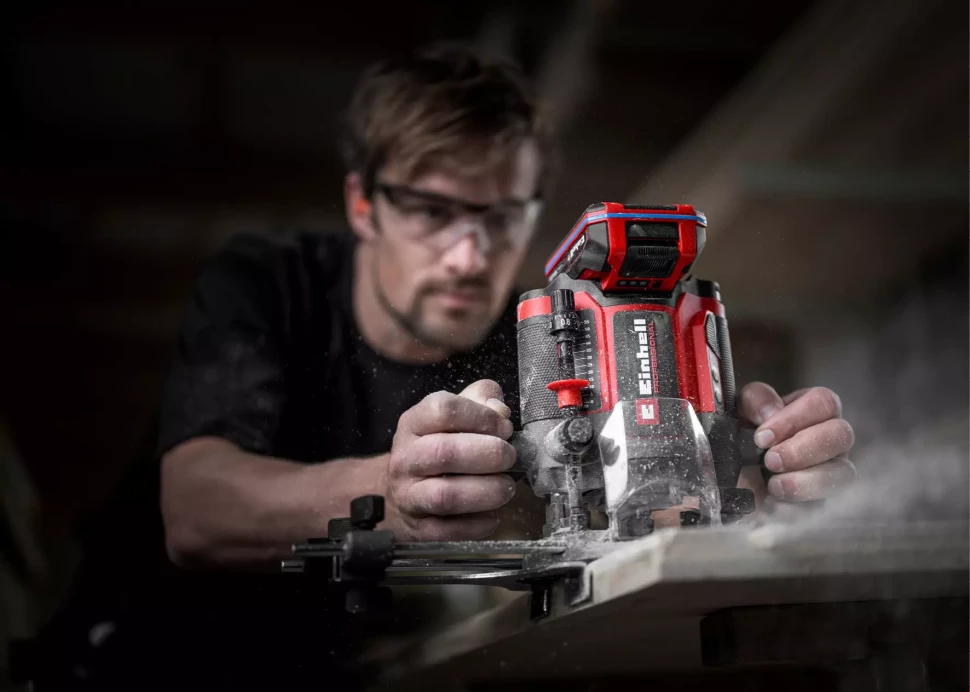 Акумуляторний фрезер безщітковий Einhell Professional TP-RO 18/55 Li BL-Solo (4350425) без акума і зп Київ - фото 9