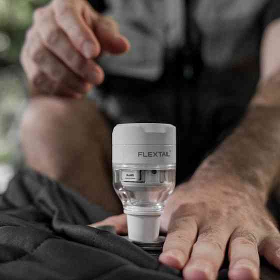 Насос-ліхтар кемпінговий Flextail Tiny Pump 3X, білий Київ