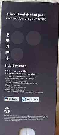 СМАРТ-годинник: FitBit Versa3 Київ