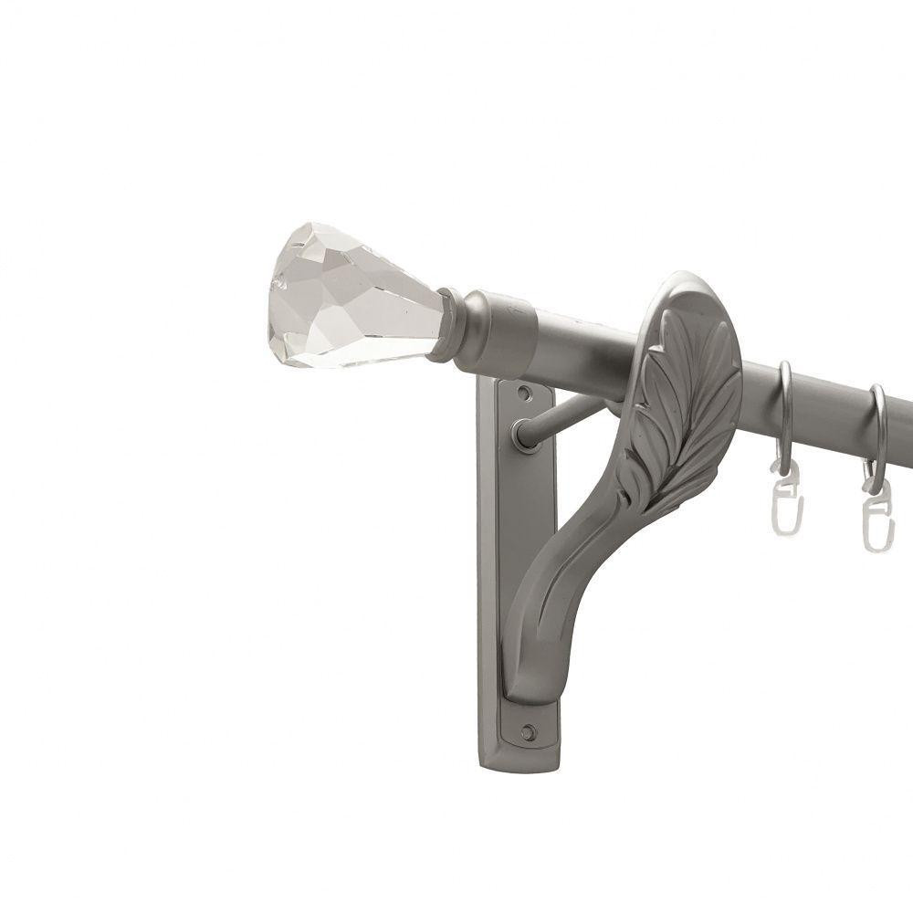 Карниз Orvit Лучетта металевий однорядний ретро Сатин 25 мм 300 см (00-00011210) Львов - изображение 1