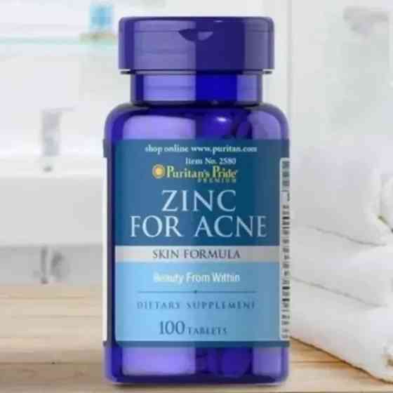 Zinc for Acne, 100 таблеток Луцьк