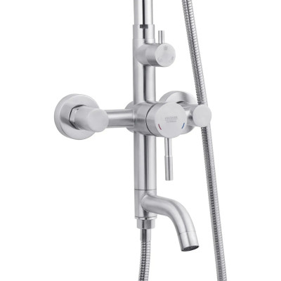 Душовий гарнітур Kroner Edelstahl Klassisch-ESG063 + змішувач Edelstahl Klassisch-ESG010 (CVS30204) Вінниця - фото 12