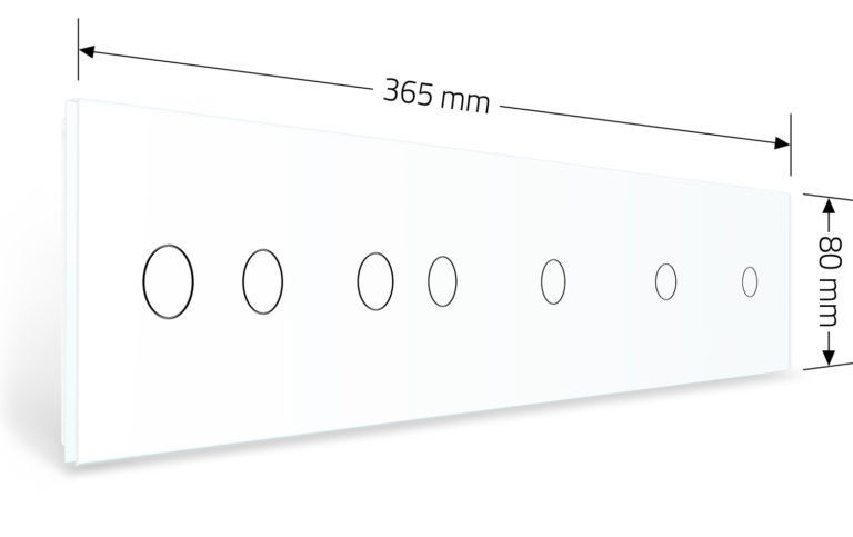LIVOLO Рамка 5-постова для трьох 1-сенсорних та двох 2-сенсорних вимикачів (1-1-1-2-2) LIVOLO, Коломыя - изображение 5