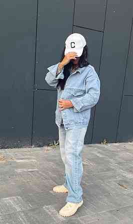 Джинсовая куртка женская оверсайз р 42-48 Харьков