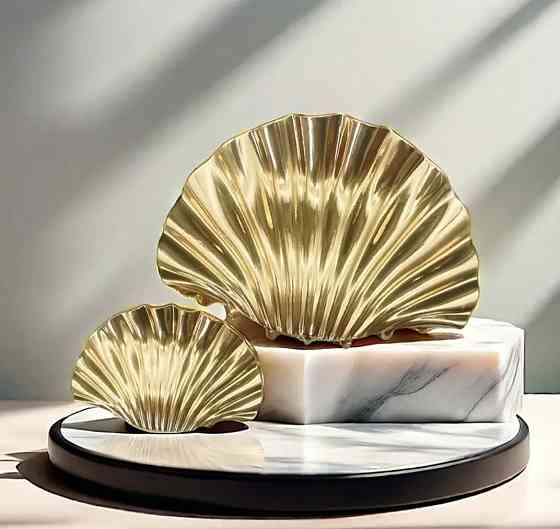 Заколка крабик "Мушля" 70 мм Сміла