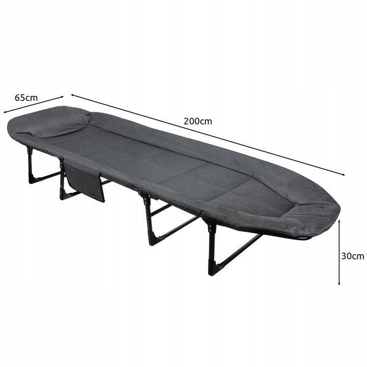 Туристичне ліжко м'яке складне до 150 кг з кишенею Trizand (25380) Нововолинськ - фото 10
