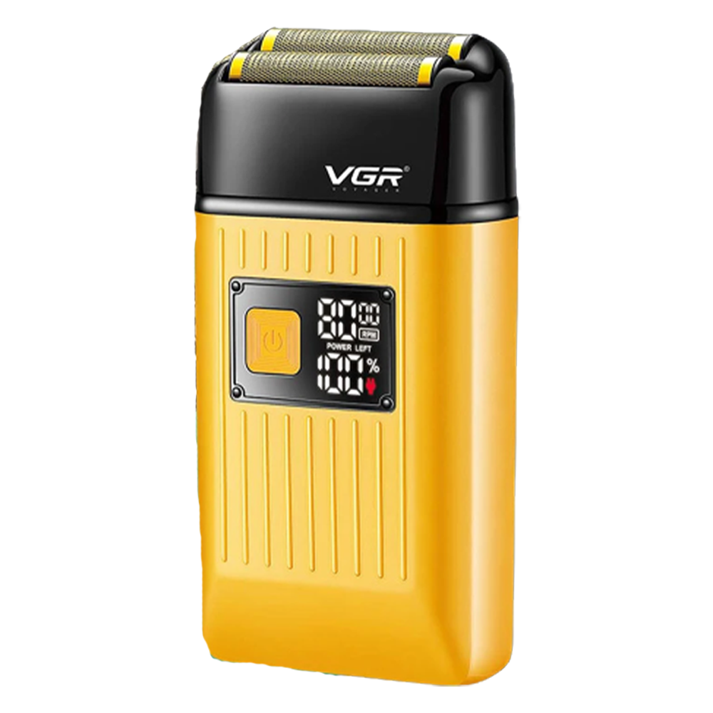 Электробритва шейвер VGR V-357 с USB и LED дисплеем,Желтая SBR Киев - изображение 4