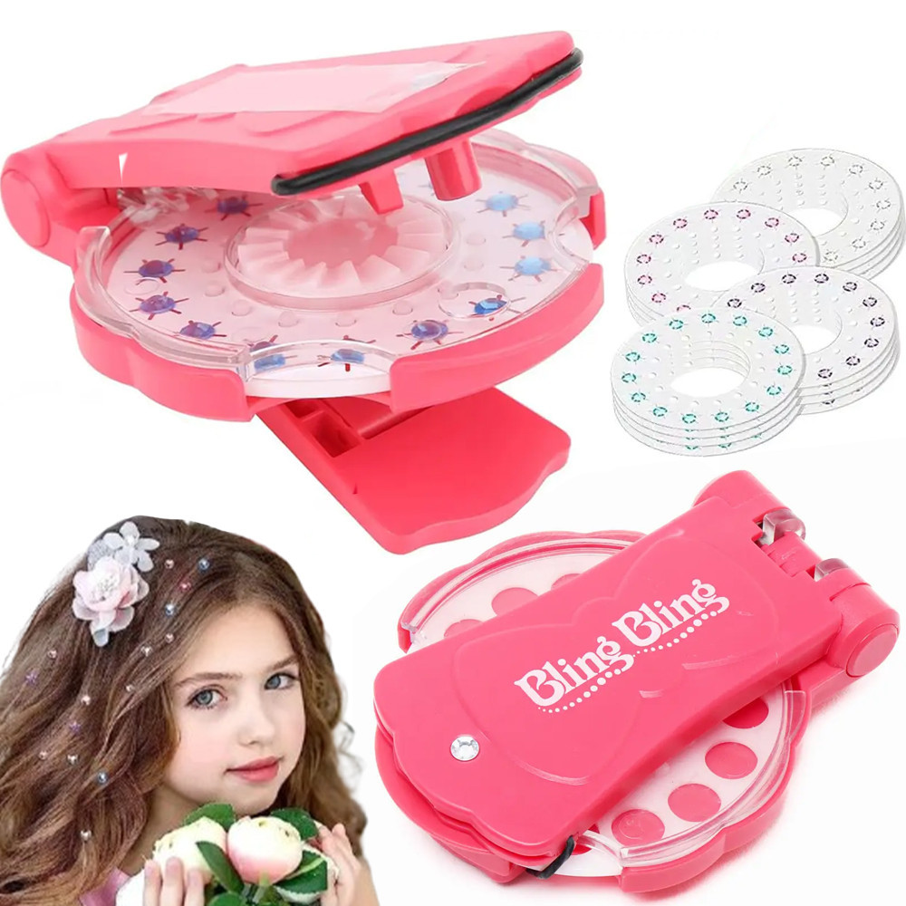 Дитячий набір для прикраси волосся стразами,XL-568 SBR Київ - фото 1