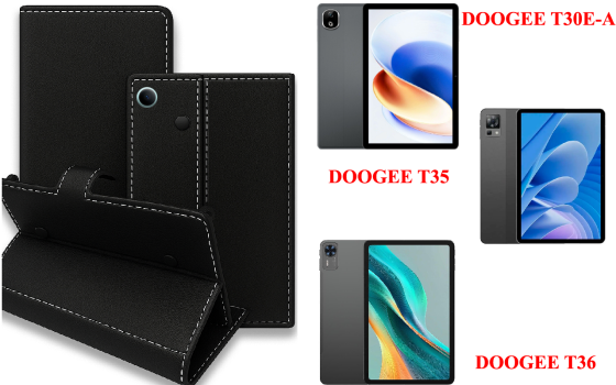 Книга-трансформер для планшета DOOGEE T30E-A, T35, T36, цвет Black Киев
