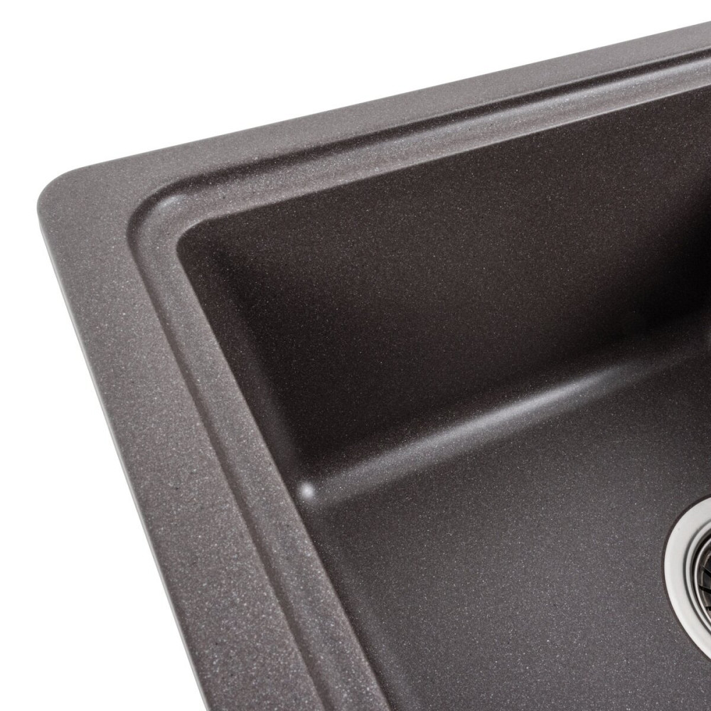 VALESO Гранітна мийка для кухні VALESO LIANA 6243 матова Гренадін Коломыя - изображение 3