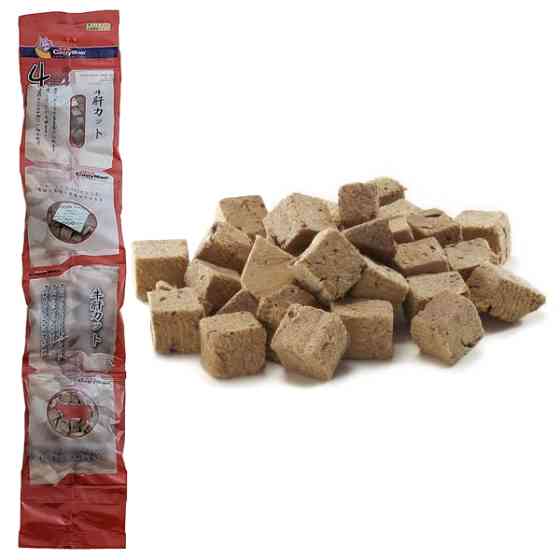 CattyMan Freeze Dried Beef Liver Dice КЭТТИМЕН ГОВЯЖЬЯ ПЕЧЕНЬ сублимированное лакомство для котов Киев