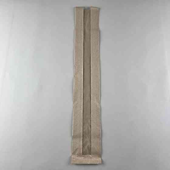 Бумажные пакеты крафт с прозрачным окошком  9/4*57 бурый (100 шт) Харьков