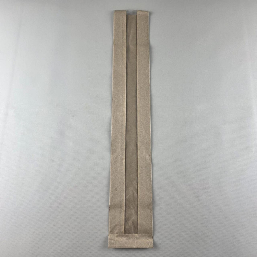 Бумажные пакеты крафт с прозрачным окошком  9/4*57 бурый (100 шт) Харьков - изображение 2