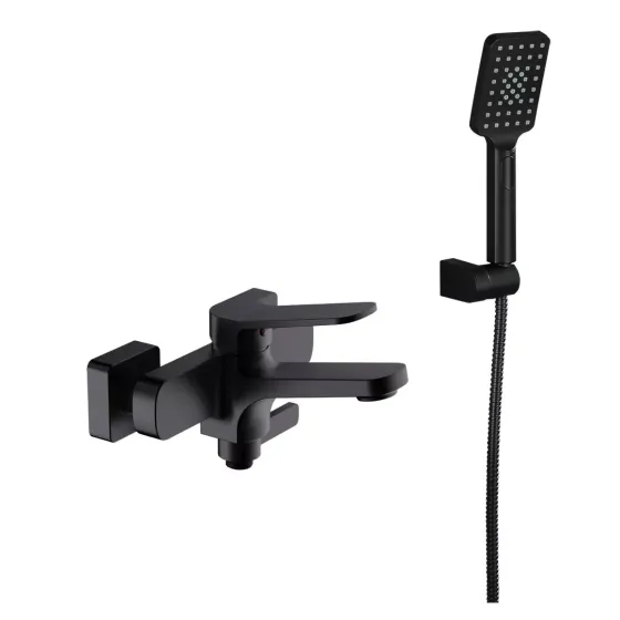 Смеситель для ванны с душевым гарнитуром Frap F3262 черный Киев