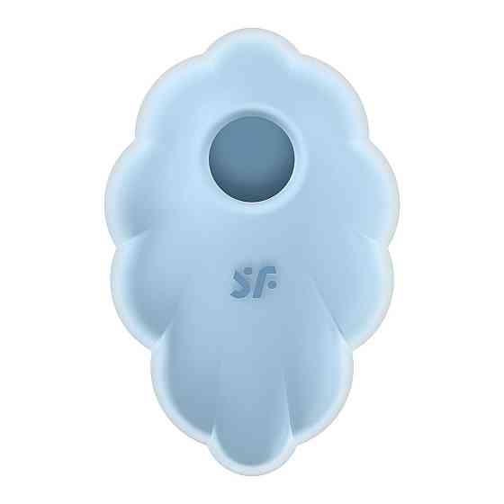 Вакуумний стимулятор з вібрацією Satisfyer Cloud Dancer Blue Sex Aura Київ