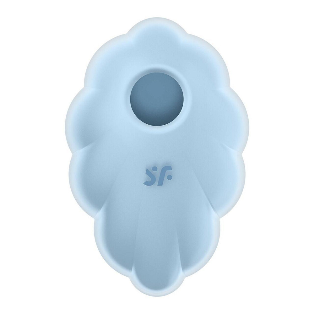Вакуумний стимулятор з вібрацією Satisfyer Cloud Dancer Blue Sex Aura Київ - фото 2