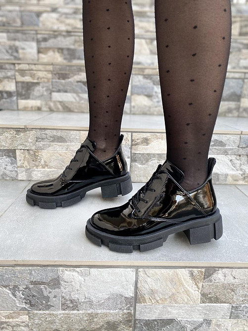 Туфлі жіночі ROSTA 3040 чорні (весна-осінь, шкіра лакована) (4350) Коломыя - изображение 1