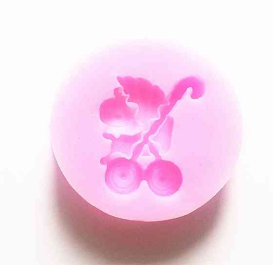 Молд силиконовый Младенец маленький 25 на 20 мм розовый Киев