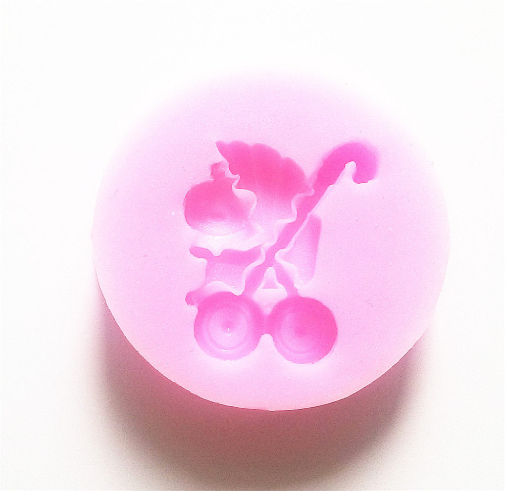 Молд силиконовый Младенец маленький 25 на 20 мм розовый Киев - изображение 3