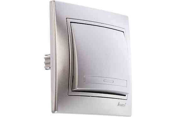 MIRA Вимикач метал сірий зі вставкою Lezard Харків