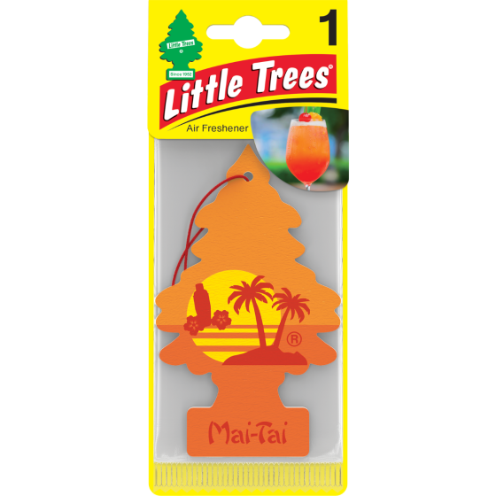 LITTLE TREES Mai Tai — Ароматизатор "Май-Тай" Ялинка | Екзотичний тропічний аромат для автомобіля Ковель