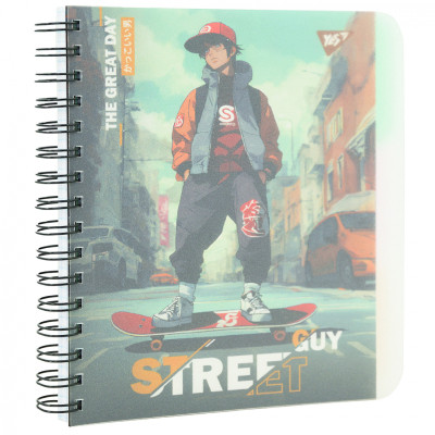 Блокнот Yes А5 Street guy 144 листа пластиковая обложка (681960) Винница - изображение 3