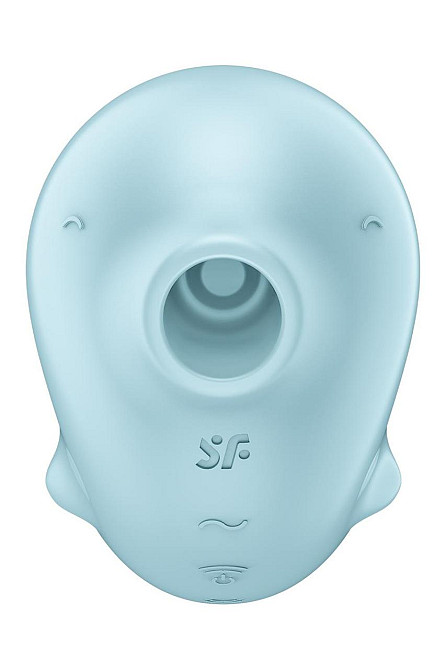 Вакуумный стимулятор Satisfyer Sassy Seal с вибрацией, голубой, 9.5 см Sex Aura Киев - изображение 2