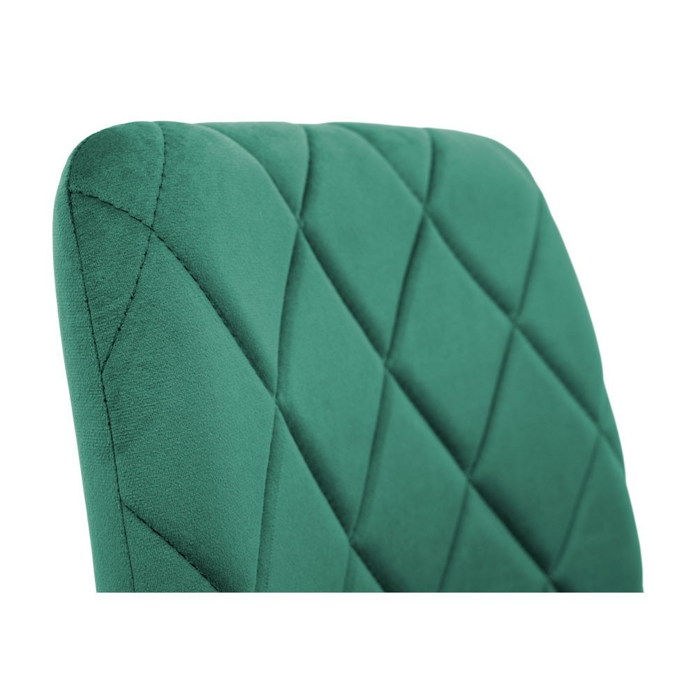 Стул кресло мягкий GarretDesign U Malcolm 26 черные ножки Зеленый Киев - изображение 4