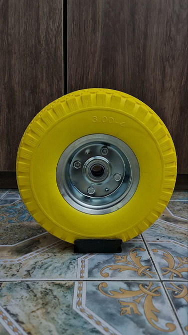 Колесо для тачки 3.00х4 Пенополиуретановое Колеса на строительную тачку Колеса на тачку полиуретановые Белая Церковь - изображение 6