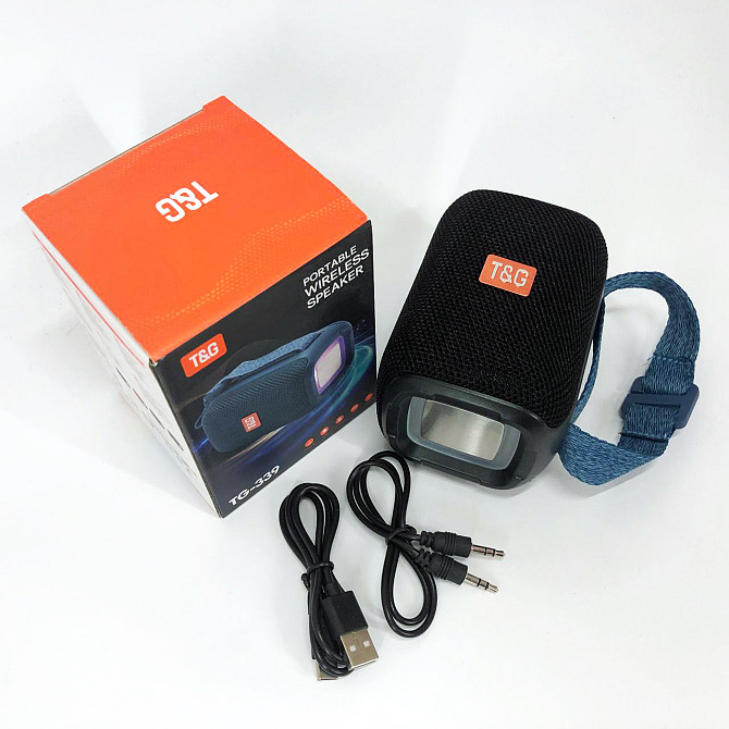 Колонка з подсвечиванием портативная TG339, Bluetooth колонка с освещением bluetooth бюджетная KN-89 Львов - изображение 6
