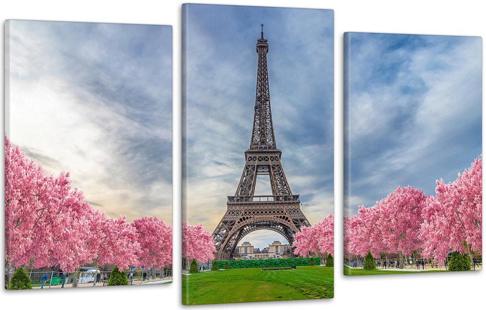 Модульна картина Париж Art-188_3 Київ - фото 1