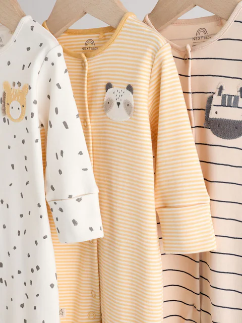 Набор комбинезонов детских Baby Footless Character Sleepsuits 3 штуки (9-12 месяцев) Киев - изображение 10