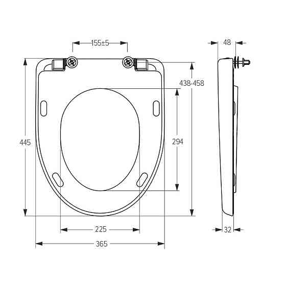 Сидіння для унітазу SoloPlast СПМ-6 Київ