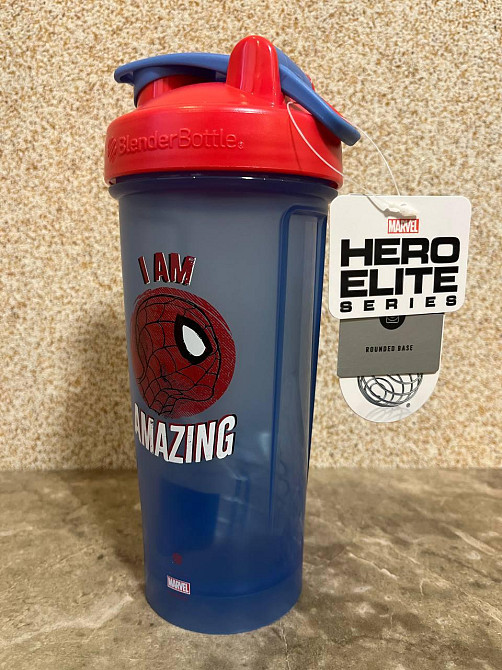 Шейкер спортивний BlenderBottle Classic Loop PRO 28oz/820ml Marvel Spider Man (600558) Киев - изображение 4
