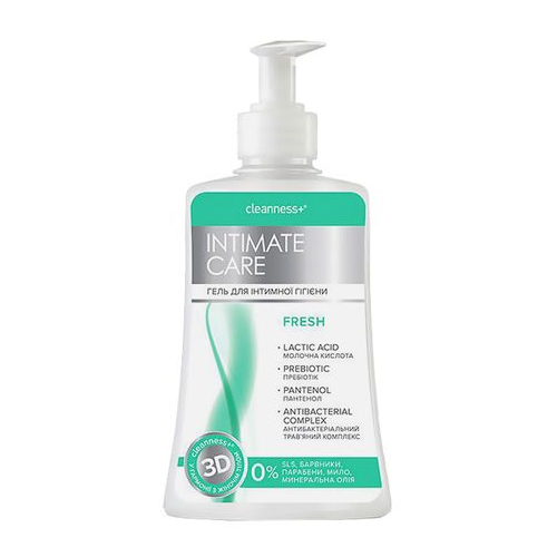 Гель для інтимної гігієни 310мл бактерицидний Intimate care Cleanness+ Житомир