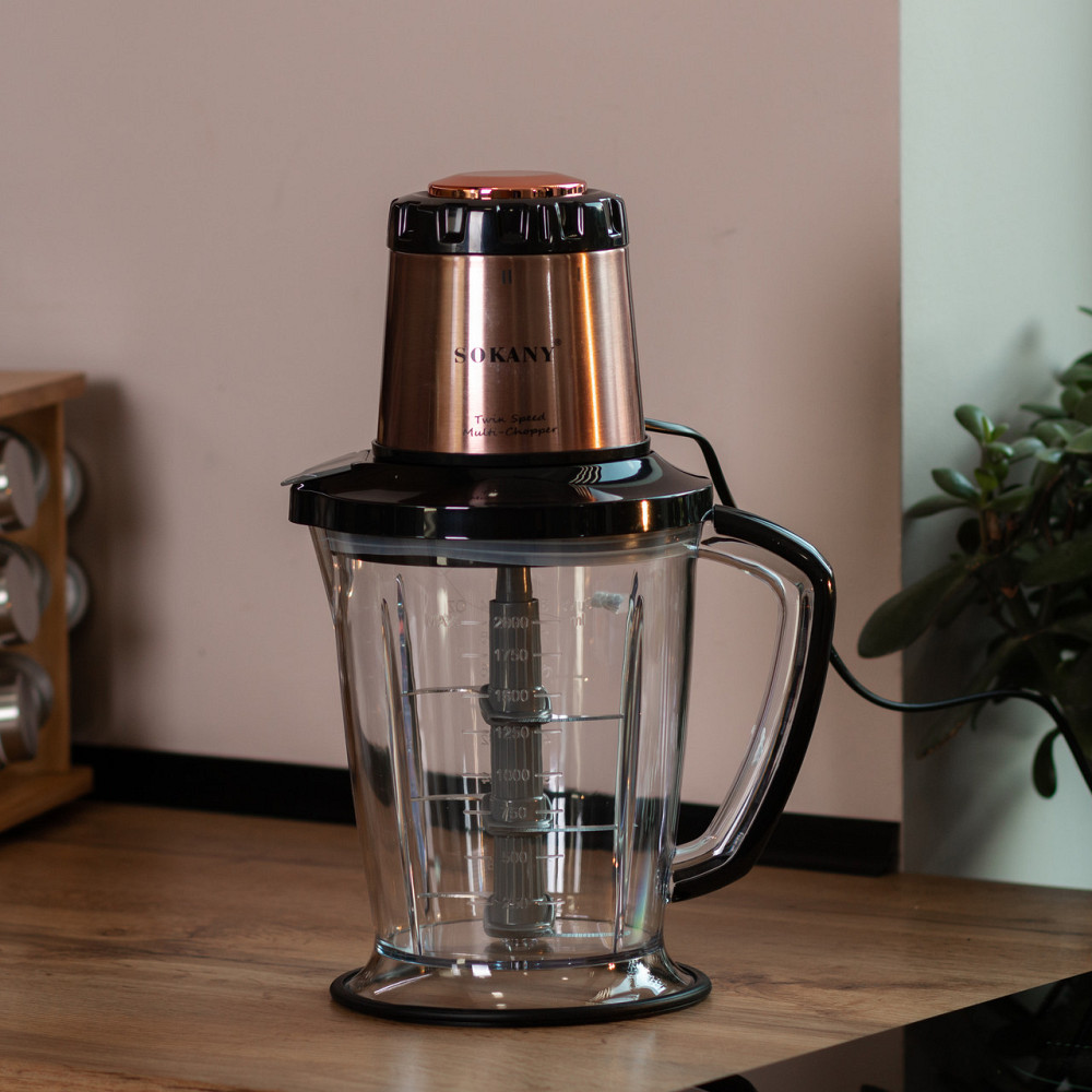 Чоппер Sokany SK-7039 з чашею 2 л Київ - фото 5