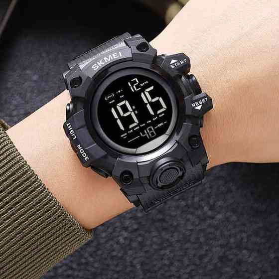 Тактические часы для зсу SKMEI 2140BK, Специальные часы для армии Армейский наручные с таймером AH-28 Ивано-Франковск