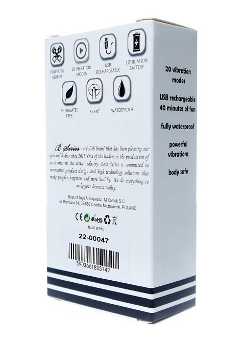Міні-вібратор - Rechargeable Powerful Bullet Vibrator Silver Sex Aura Київ - фото 6