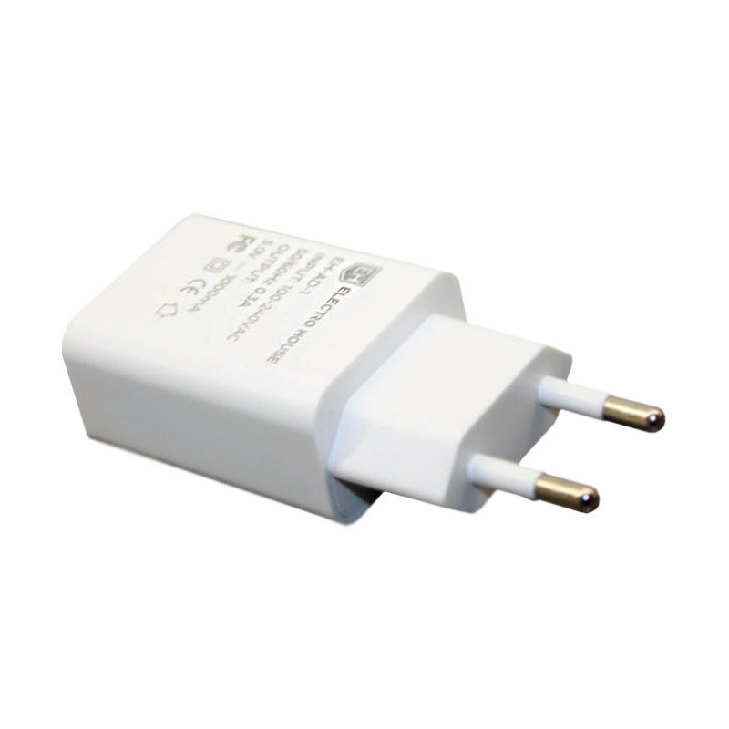 Блок живлення  USB type A 2A, білий Дніпро - фото 2