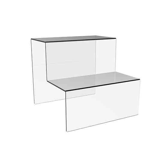 Горка EKOSTAR под товар на 2 ступеньки из акрила 200х200х180 Киев