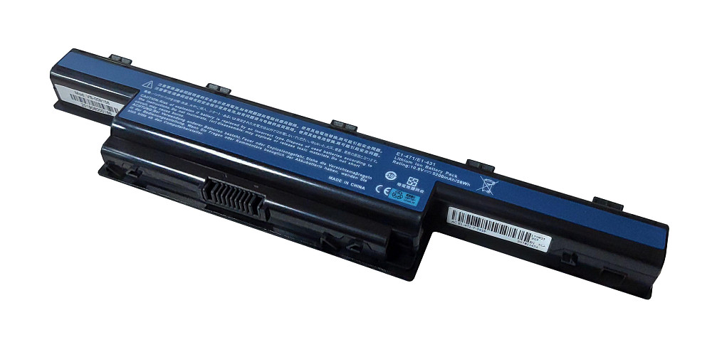 Аккумулятор для ноутбука Acer AS10D71 Aspire 5741 10.8V Black 5200mAh OEM Вінниця - фото 2