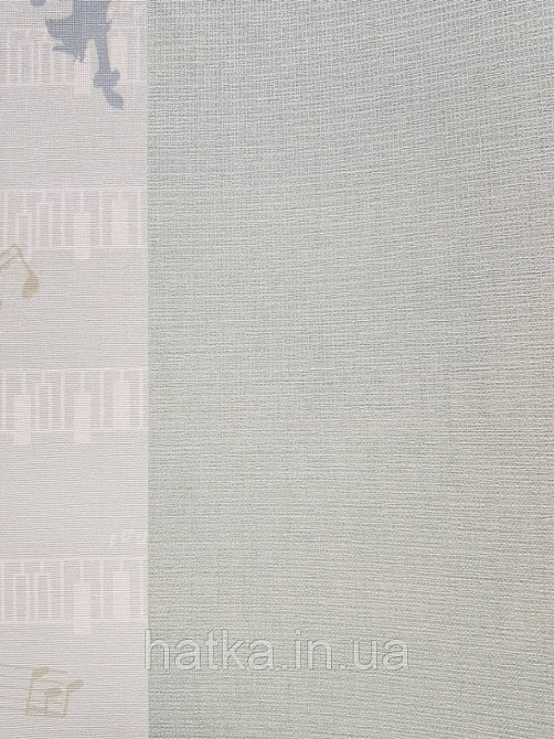Обои виниловые на флизелине AdaWall Ada Kids метровые детские однотонные полоски сеточкой светло зеленые Киев - изображение 3