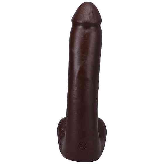 Фалоімітатор Doc Johnson The Realistic Cock ULTRASKYN - 9 Inch with Balls Chocolate Sex Aura Київ