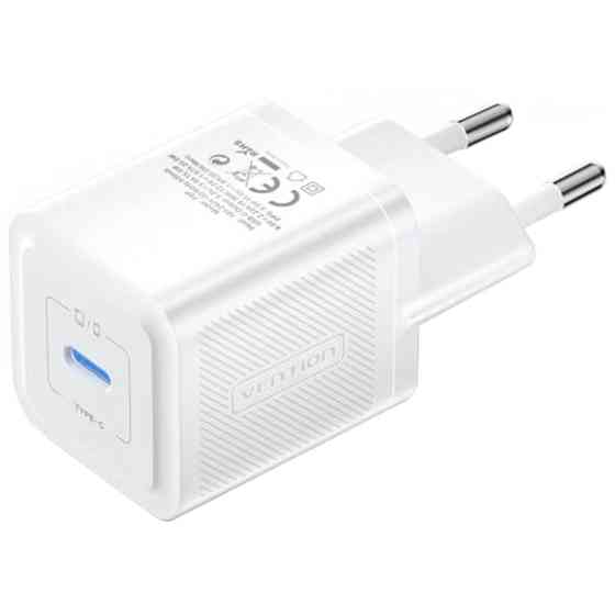 Зарядний пристрій 1xUSB-C 20W PD білий Vention Винница