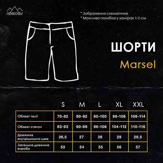 Мужские шорты Pobedov Marsel оверсайз летние широкие с карманами легкие темно-синие M Одесса