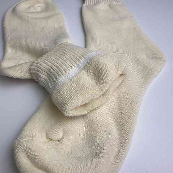 Теплі шкарпетки чоловічі махрові зимові Термо GM Textile Високі 41-46 Молочний Суми