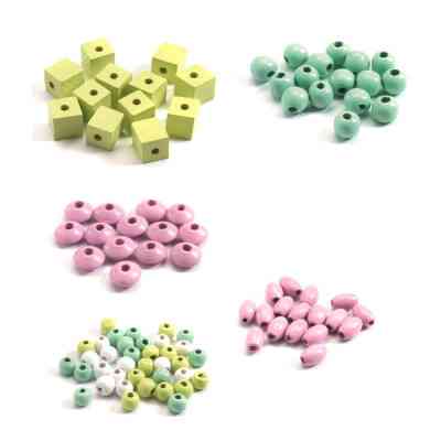 Набір для творчості Djeco з дерев&apos;яними бусинами Квіти (DJ09808) Вінниця