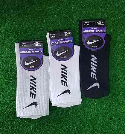 Шкарпетки демісезонні бавовна високі Nike Туреччина розмір 42-45 Київ