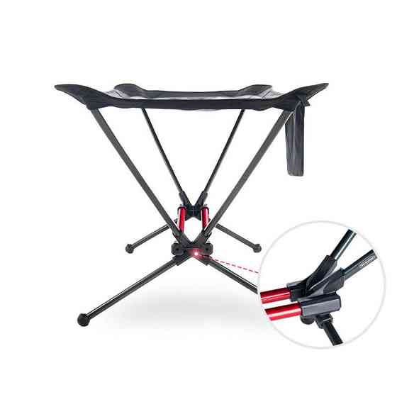 Гамак розкладний одномісний Naturehike Outdoor Folding Hammock NH20JJ011, 300D Oxford, чорний Київ